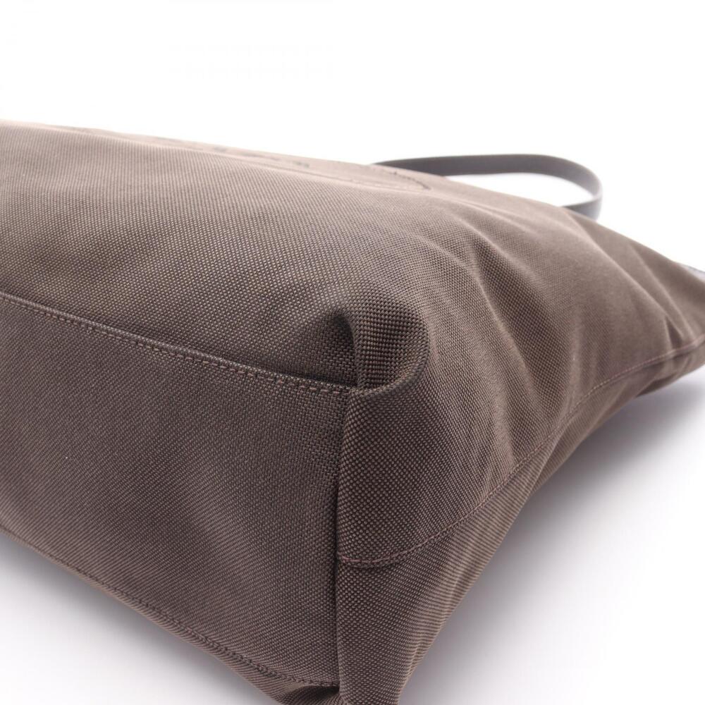 Bulk Prada Tote Bag Canvas Leather Brown View 4